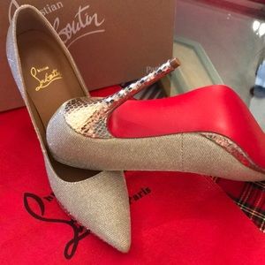 Faux Christian Louboutin Shoes, size 8